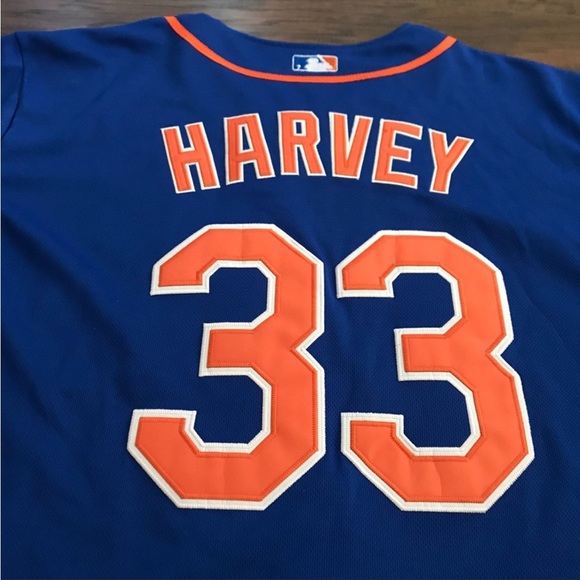 Magestic NY Mets Blue Dave Harvey Jersey #33
- Size 52 - Picture 11 of 13